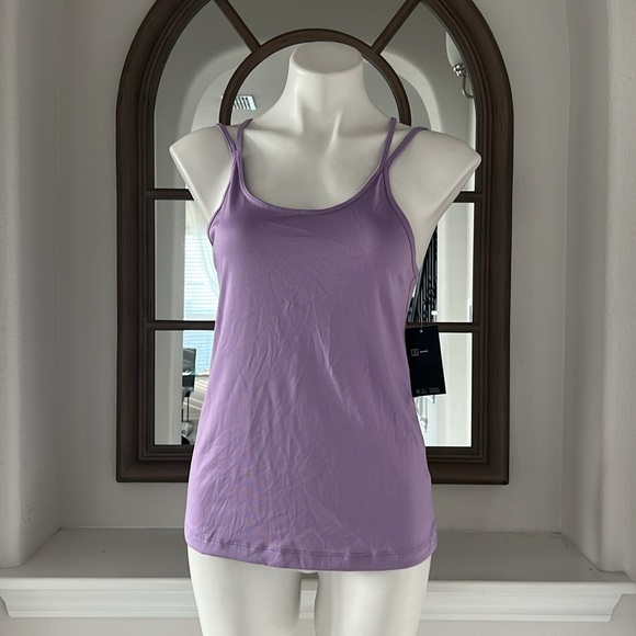 ID-Ideology Solid Strappy-Back Techy Knit Tank, Rhapsody, Size XX-Large NWT - Picture 2 of 8